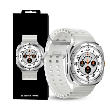 JS WATCH7 ULTRA 1.43 AMOLED DISPLAY WATERPROOF IP68 SMART WATCH WITH FITCLOUDPRO APP WHITE
